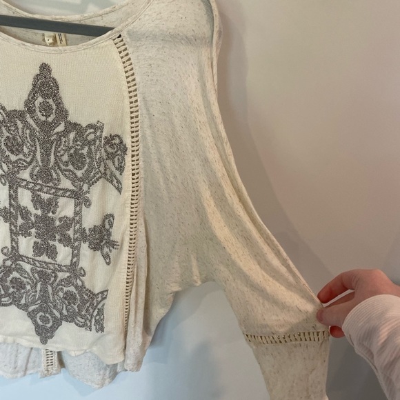 Anthropologie Meadow Rue Saba Embroidered Top - Picture 4 of 9